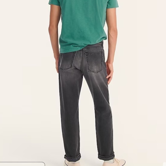 J crew Classic Straight-fit jean in deep grey wash 30 x 32 - Picture 2 of 4
